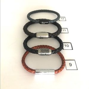 Bracelets. Leather and Rope. Clearance Collection